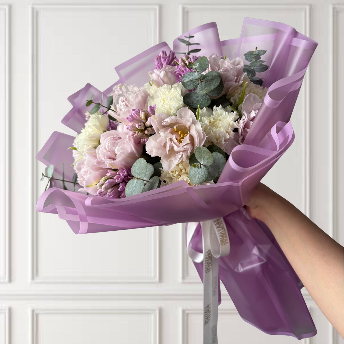 Matte Semi-Transparent Wrapping Sheets with Opaque Edges - 20 Sheets