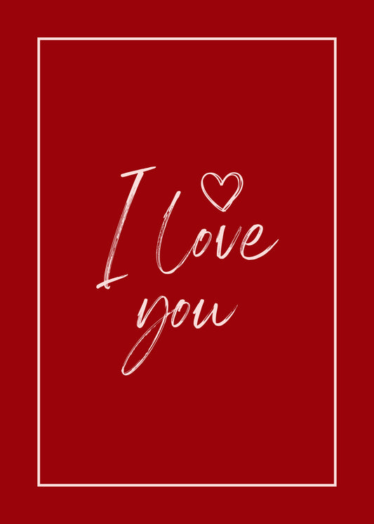 "I Love You" - 50 pcs