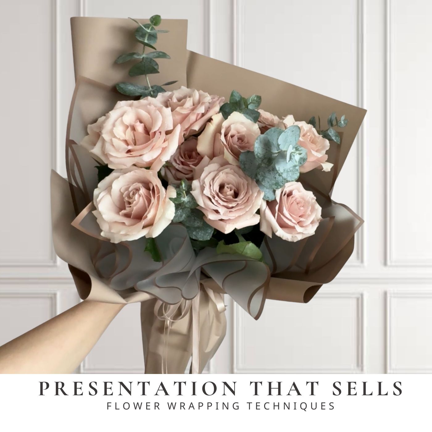 PRÉSENTATION QUI VEND | TECHNIQUES D'EMBALLAGE DE FLEURS