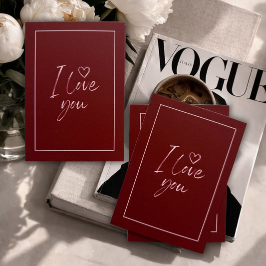 "I Love You" Florist Card