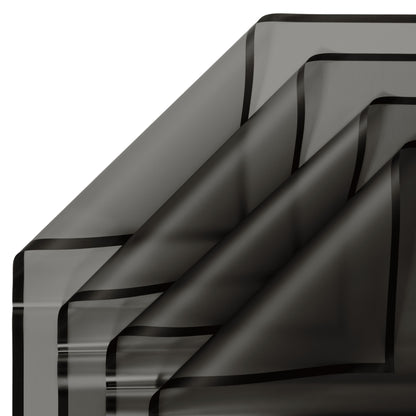 40 Transparent Sheets With Matte Edges