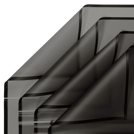 40 Transparent Sheets With Matte Edges