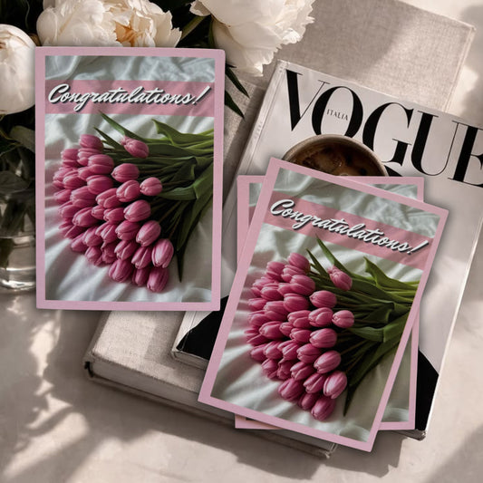 "Congratulations!" Florist Card