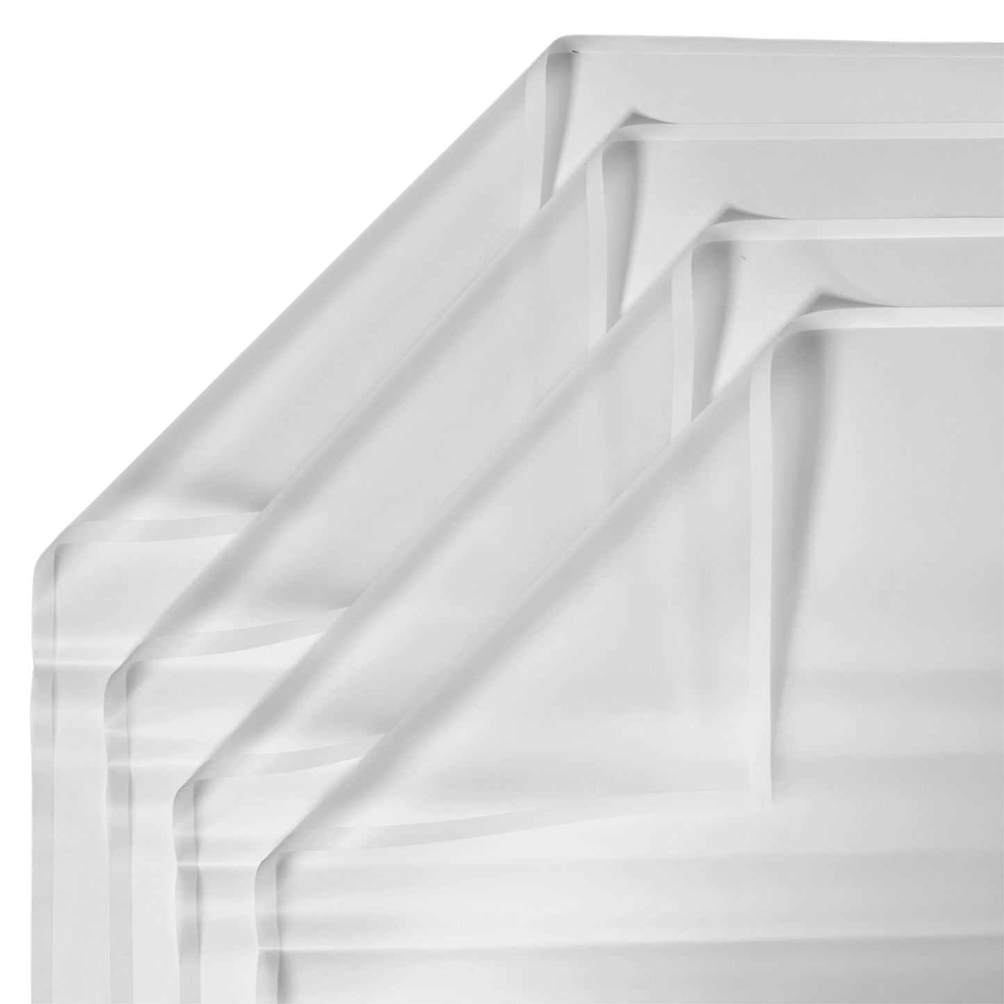 40 Transparent Sheets With Matte Edges