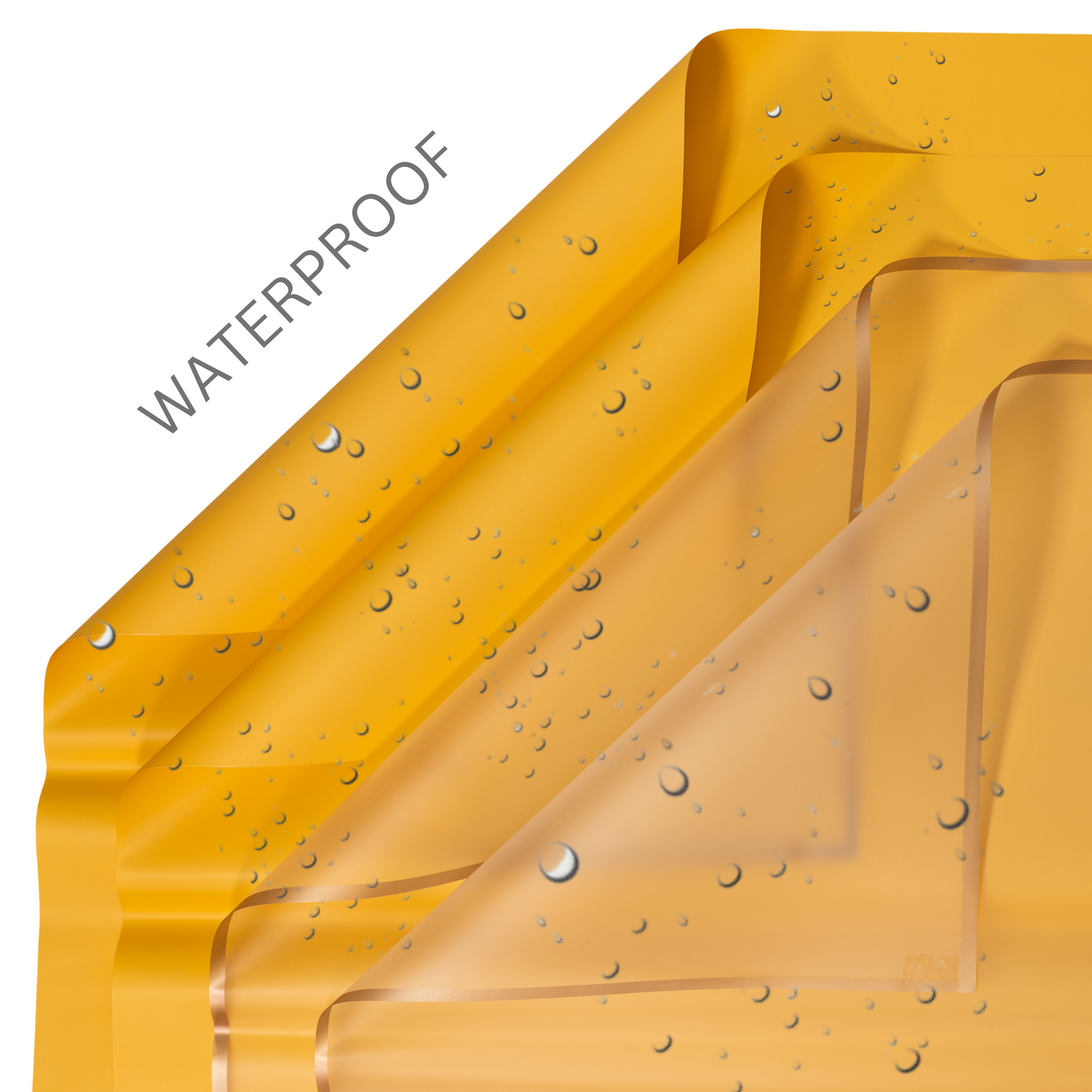 40 Sheets Flower Wrapping Paper | 20 Matte Sheets & 20 Clear Sheets With Gold Edges
