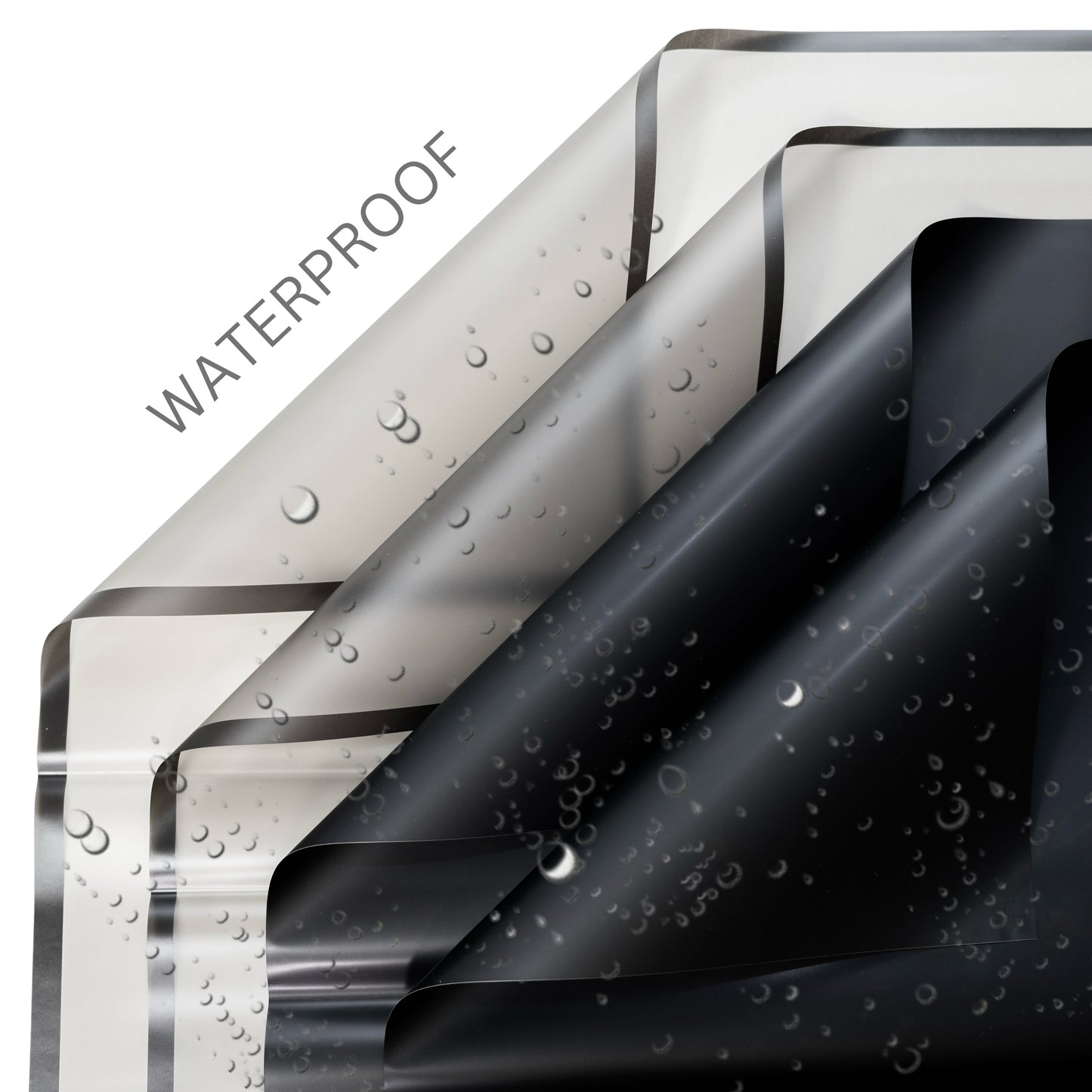 40 Wrapping Sheets | 20 Matte Sheets 20 Transparent With Matte Edges