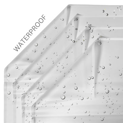 40 Transparent Sheets With Matte Edges