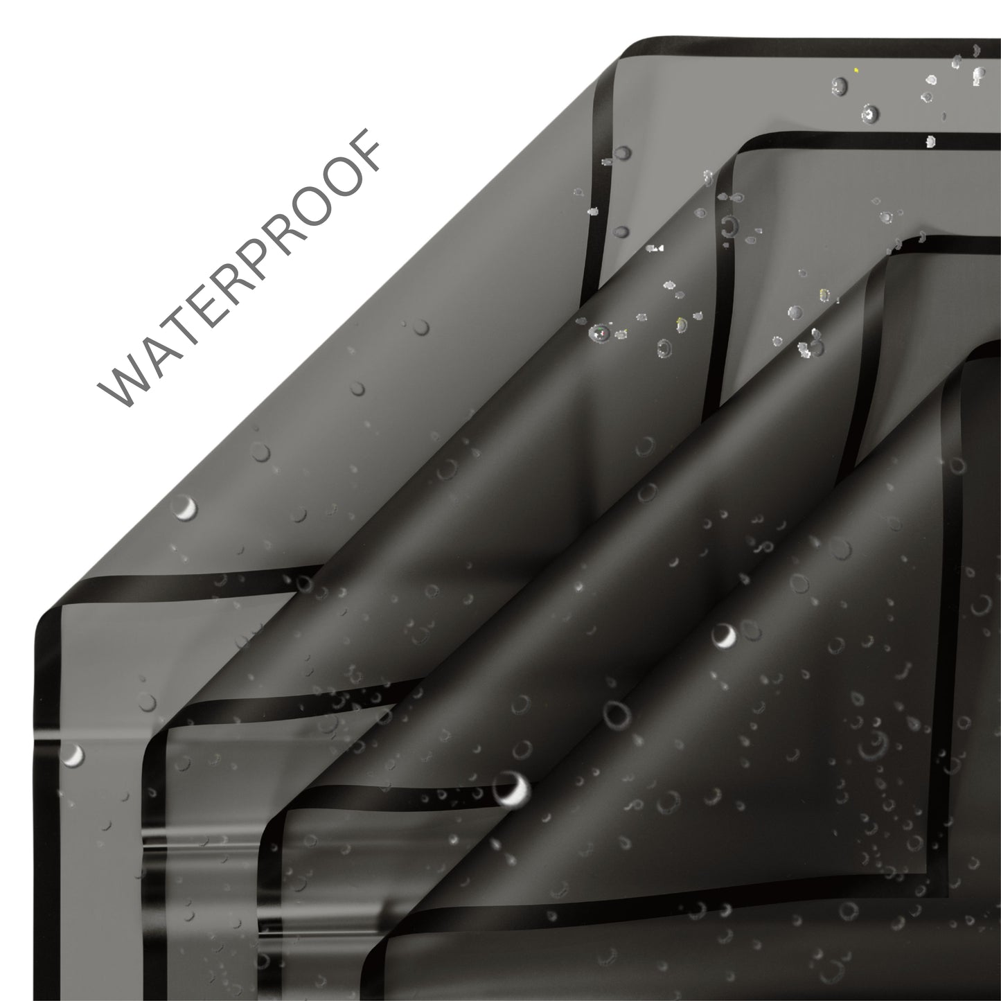 40 Transparent Sheets With Matte Edges