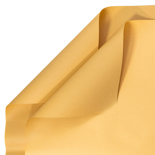 40 Sheets Brown Craft Paper - Eco-Friendly Wrapping Paper for Flowers